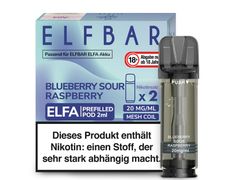Elfbar Elfa Pod Blueb.Sour Raspb.20mg 10ner 