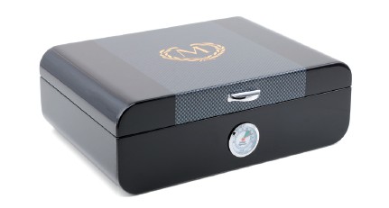 Myon Humidor Racing Edition schwarz/Carbon für 25 Cigarren