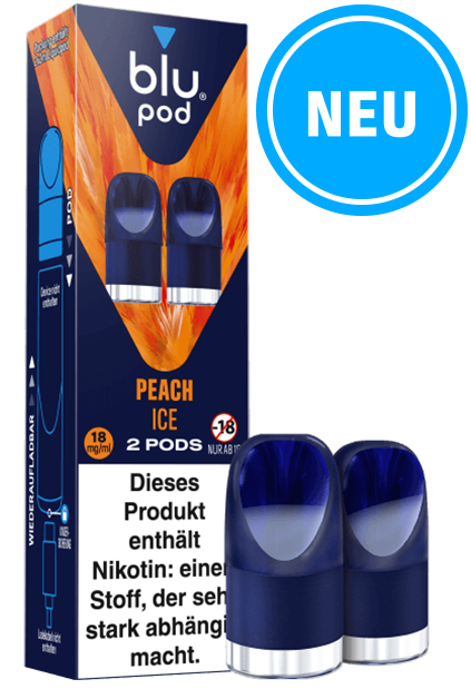 Blu Pod Peach Ice 10 x 2 Pods 18mg/ml Nikotin € 7,34 Einzelpreis