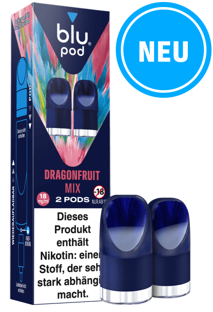 Blu Pod Dragonfruit 6 x 2 Pods 18mg/ml Nikotin € 7,34 Einzelpreis