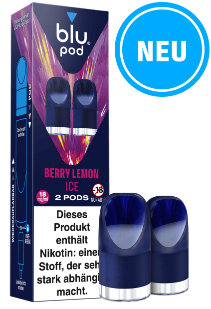 Blu Pod Berry Lemon Ice 10 x 2 Pods 18mg/ml Nikotin € 7,34 Einzelpreis