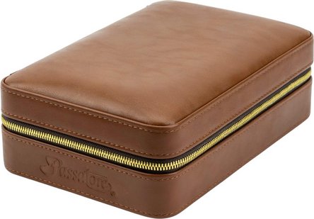 Passatore Reisehumidor 4 Cigarren braun Kunstleder