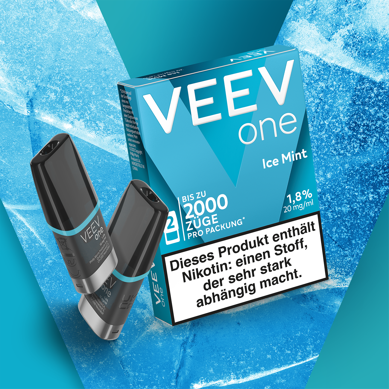 Neu! Veev Pods Ice Mint 5ner / Einzelpreis € 6,98 