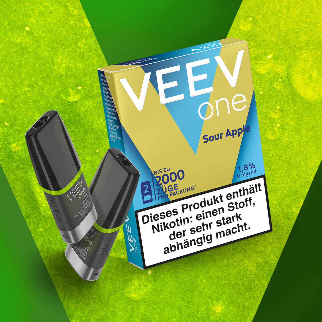 Neue Sorte - Veev Pods Sour Apple