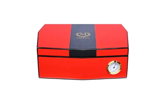 Myon Humidor Racing Edition rot/Carbon für 10 Cigarren 