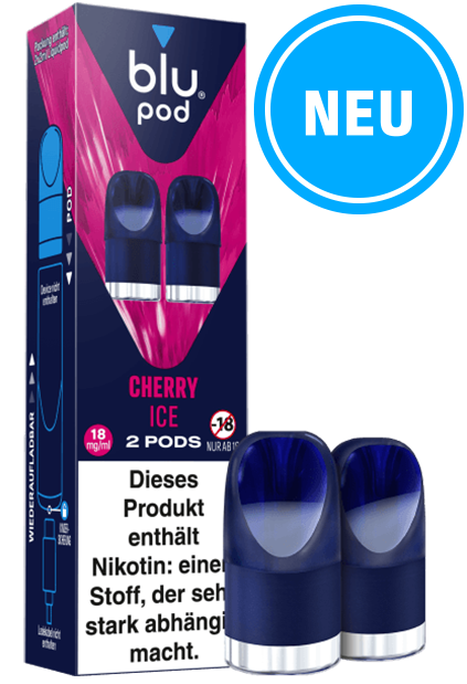 Blu Pod Cherry Ice 6 x 2 Pods 18mg/ml Nikotin € 7,34 Einzelpreis
