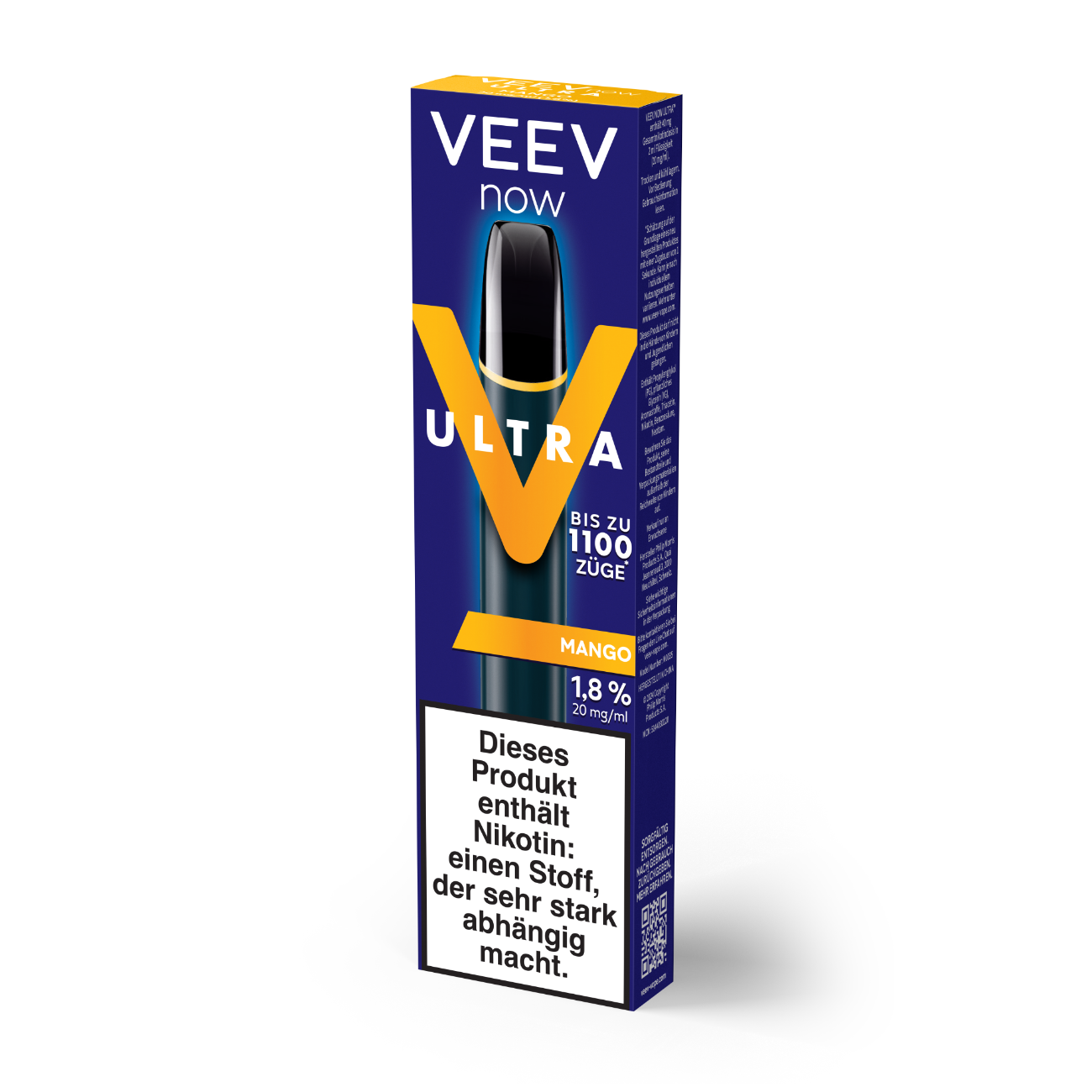 Veev Now Ultra E-Shisha Mango 20mg  (5 x 1 Stk) Einweg