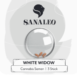 Sanaleo THC Cannabis Samen White Widow 3 Samen pro Karte