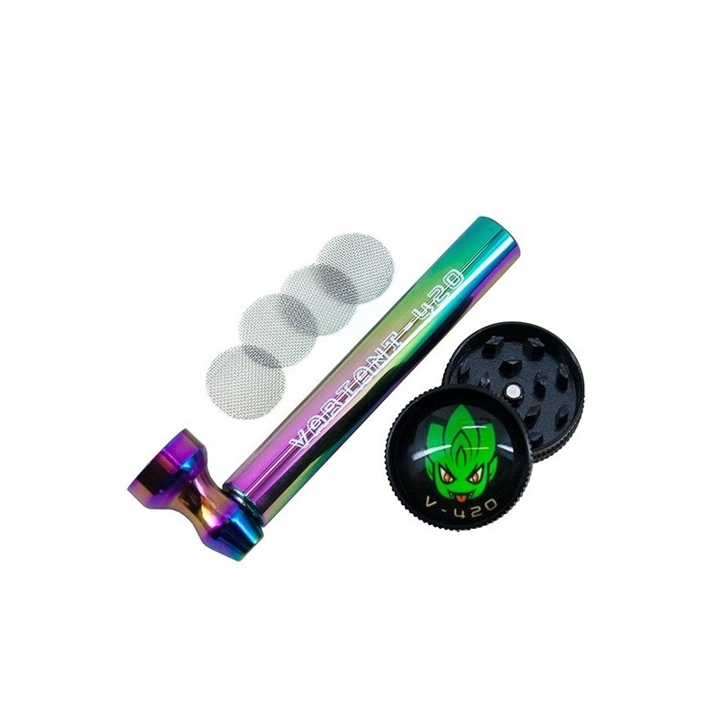 Variant - 420 Set mit Pfeife / Siebe / Mini Grinder