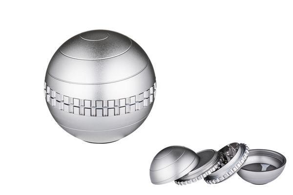 Gyro Grinder Metall dreiteilig silber